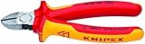 KNIPEX 70 08 160 SBA 1,000V Insulated Diagonal Cutters [並行輸入品]
