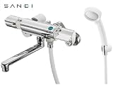三栄水栓　SANEI　サーモシャワー混合栓(レイニー付)　ベンリー偏心管　寒冷地 SK18121CT3UK-13