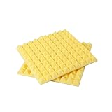 SOOMJ【ピラミッド型】20枚セット イエロー 吸音材 防音 吸音材質ポリウレタン 500mm×500mm 密度50K