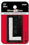 Hillman 1-1/2 Inch Reflective Black Aluminum Mailbox Letter / Number (L) [並行輸入品]