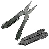 8 in1の多キャンプツール折りたたみプライヤーナイフアウトドアサバイバルハンドツール黒herramientasサイクリングプライヤー