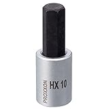 プロクソン(PROXXON) ヘックスビットソケット 3/8" ショート(50mm) 10mm No.83581