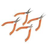 本革グリップ付き工具4本セット（平ヤットコ×2、丸ヤットコ、ニッパー）CMキャメル bellybellyオリジナル