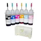 Epson 用 エプソン IC6CL80L IC6CL70L リセッター付 詰め替え インク 6色セット 互換（15ml）70 70L IC70L 80 80L IC80L リインクオンラインショップ