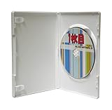 オーバルマルチメディア DVDケース 15mm厚1枚収納トールケース 3個 ホワイトG