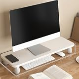 MJKQ9 モニター台 机上台 木製 モニタースタンド パソコンラック 卓上 PCスタンド キーボード収納 プリンター台 スタイル2 机上台 モニター台 机上ラック 収納ラック デスク収納 ディスプレイ台 モニタースタンド 組立簡単 多機能 机上台 60*20*8cm