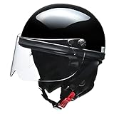 リード工業(LEAD) バイクヘルメット ハーフ HARVE ブラック フリーサイズ HS-2 -