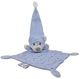 Yuelian(TM) 布のおもちゃ 布の知育玩具 クマ型 おあそびタオル おもちゃ 出産祝い 育児 (1 ライトブルー)