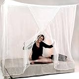 kqcnifvnklm従来Mosquito Net、シングルドアDust Top暗号化ベッドキャノピーネッティングカーテン 90x200cm(35x79inch) KQCNIFVNKLM