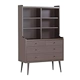 arne キャビネット 完成品 aster 900H ラック ダークブラウン