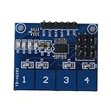 TTP224静電容量式デジタルタッチセンサーモジュール　Arduinoタッチスイッチ用