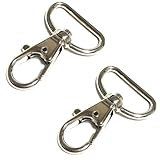 クラフトパーツ屋 ナスカン レバーナスカン 25mm 2個 (シルバー)