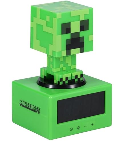 Amazon.co.jp: Paladone マインクラフト クリーパー 目覚まし時計