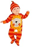 (トヨベイ)Toyobuy ベビー服 長袖 ロンパース カバーオール 新生児 赤ちゃん ボディースーツ 女の子男の子 出産祝い（ライオン・95）