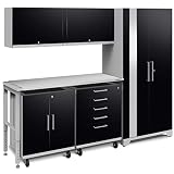 NewAgeパフォーマンスPlus 2.0 6 Pieceキャビネットセットinブラック