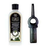 【特別セット】アシュレイ&バーウッド フレグランスランプ用オイル ジャスミン&チュベローズ 500ml PFL936 ライター付きセット