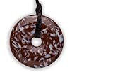 Teething Bling Pendant - Donut Shape (Brown Snowflake) by Smart Mom Jewelry [並行輸入品]