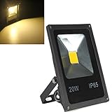 ライト，SODIAL(R)20W LED SMD投光ライト暖かい白のRGB 戸外ライト