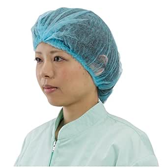 Amazon Co Jp 川西工業 クリーンベルズ 不織布使いきりヘアキャップ100枚入 ブルー フリー 使いきり 7045 服 ファッション小物