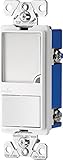 Eaton 7738W-BOX 15-Amp 120-Volt Heavy Duty Grade One Single-Pole Switch with 1-Watt 120-Volt LED Nig