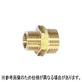 ジョイント真鍮製 ニップル Ｇ５/８男ｘＧ３/４男 [2615300] 【永田製作所】