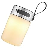 Amir夜ライト、充電式Besideランプ調光機能付き暖かいホワイトライト&色変更RGB、ポータブルのベッドルーム、リビングルーム、またはキャンプ。