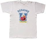 セサミストリート エルモ ユニセックスTシャツ ホワイト