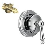 Moen K-TS325-75CH Waterhill 2-Function Transfer Valve Trim with 1/2-Inch CC Rough-in, Chrome [並行輸入品]