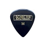 SCHECTER SPT-MC10 BK ティアドロップ型 MEDIUM セルロイド ギターピック×10枚
