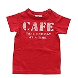 jeans b. 2nd　CAFE　T シャツ(レッド) 95cm
