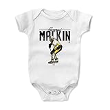 500レベルのEvgeni Malkin Baby Onesie – ピッツバーグHockeyファンギア – Evgeni MalkinレトロK ホワイト