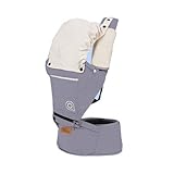 （レーチャミ） le charme 抱っこひも 新生児 (スリーピングフード付き) 赤ちゃんの抱っこ紐 ベビーキャリー グレー