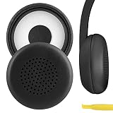 Geekria イヤーパッド互換性 パッド スカルキャンディ Skullcandy Uproar Wired/Wireless Bluetooth On-Ear ヘッドホンに対応 パッド イヤー/イヤーカップ (プロテインレザー/ブラック)