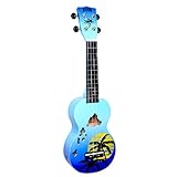 MAHALO ソプラノ UKULELE デザイナーシリーズ ハワイ MD1 HA ブルー バースト