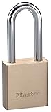 Master Lock 576DLHPF Solid Brass Padlock, 2-inch Shackle, 1-3/4-inch [並行輸入品]