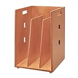 スタッキングマガジンラック ナチュラル タイプ：３個セット