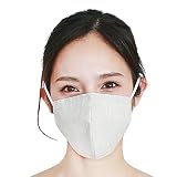 SEK認証 抗ウイルス素材使用 日本製 ファブリックケアマスク(オーガニックコットンタイプ M-L ストライプ) 肌側シルク100% 洗える 花粉除去率96% H12-0020_STR-ML