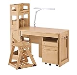 イトーキ 学習机 ユニアス 新ユニット ラテナチュラル/ホワイト 【6個口】 UT-9L-L77WA