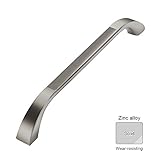 bestjunly 取っ手 ドア取っ手 プルハンドル ドアプルハンド 引き出し部品 ステンレス鋼 食器棚 家具 本棚　シルバートーン (10PACK, 96mm)