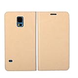 Golikef Samsung Galaxy S5 ケース カバー バンパー 手帳型 高級 本革 レザー 色鮮やか レトロ な book case 型 柔らかいシリコンTPUラバーカバー スタンド機能