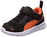 [プーマ] ベビーシューズ プーマ フレックス エッセンシャル V インファント ブラック/ファイアクラッカー(07) 16 cm
