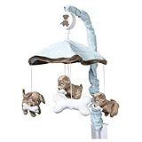 One Grace Place Puppy Pal Boy Mobile, Powder Blue, Chocolate Brown and White by One Grace Place [並行輸