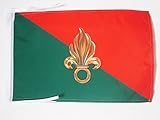 French Foreign Legionフラグ18 " x 12 " cords – ARMYフランスの小さなフラグ30 x 45 cm – バナー18 x 12 in – AZフラグ