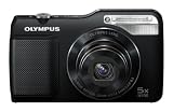 OLYMPUS デジタルカメラ VG-170 ブラック 1400万画素 光学5倍ズーム 15m強力フラッシュ ハイビジョンムービー 3.0型LCD 広角26mm VG-170 BLK