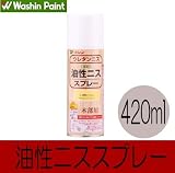 和信ペイント 油性ニススプレー [420ｍｌ] 屋内木部、木工作品、実用家具、ひさしのある屋外木部 和信化学工業