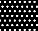 SheetWorld PC-W910 PC-W910 Fitted Portable / Mini Crib Sheet - Polka Dots Black - Made In USA by she