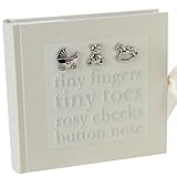 Baby photo album gift with 3D icons holds 80 6 x 4 photos by ukgiftstoreonline