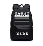 BIGBANG 韓流グッズ ビッグバン GD made ファッション VIP 可愛 バッグ リュックサック (ブラック)