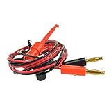 HiLetgo 1PCS 4MMバナナプラグマルチメータ 1Mのテストリードケーブル フッククリップをテスト [並行輸入品]