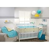 LITTLE Bedding by NoJo Twinkle Twinkle 4-Piece Baby Boy BabyGirl Crib Bedding Set by LITTLE Bedding 